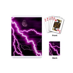 Purple Lightning Playing Cards (mini)