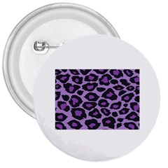 Purple Leopard Print Large Button (round)