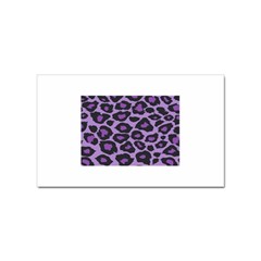 Purple Leopard Print 10 Pack Sticker (rectangle)