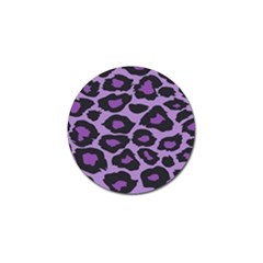 Purple Leopard Print 4 Pack Golf Ball Marker by PurpleVIP