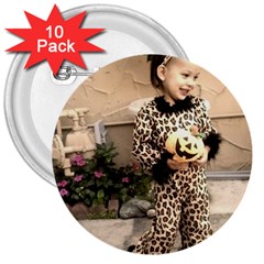 Trick Or Treat Baby 10 Pack Large Button (round)