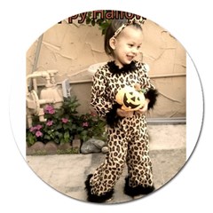 Trick Or Treat Baby Extra Large Sticker Magnet (round) by tammystotesandtreasures