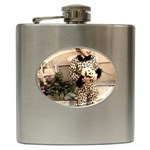 Trick or Treat Baby Hip Flask Front