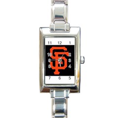 Sf Giants Logo Classic Elegant Ladies Watch (rectangle)