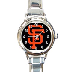 Sf Giants Logo Classic Elegant Ladies Watch (round)