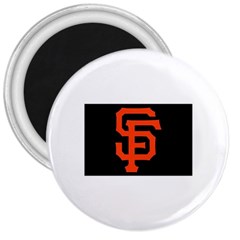 Sf Giants Logo Large Magnet (round)