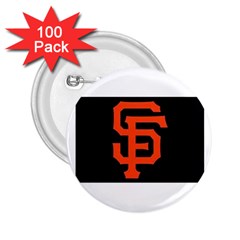 Sf Giants Logo 100 Pack Regular Button (round)