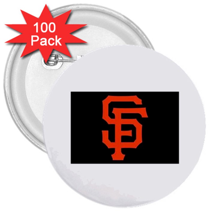 Sf Giants Logo 100 Pack Large Button (Round)