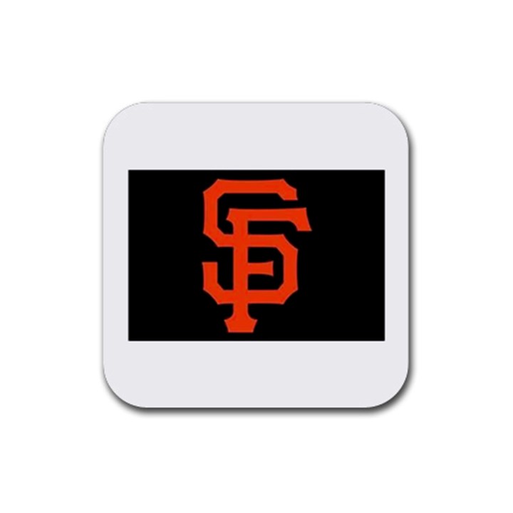 Sf Giants Logo Rubber Drinks Coaster (Square)