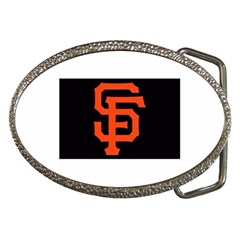 Sf Giants Logo Belt Buckle (oval)