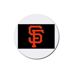 Sf Giants Logo Rubber Drinks Coaster (round)