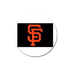 Sf Giants Logo Large Sticker Magnet (round)