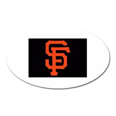 Sf Giants Logo Large Sticker Magnet (oval)