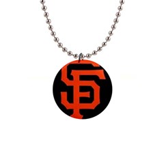 Sf Giants Logo Mini Button Necklace