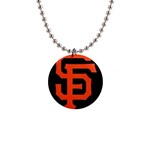 Sf Giants Logo Mini Button Necklace Front