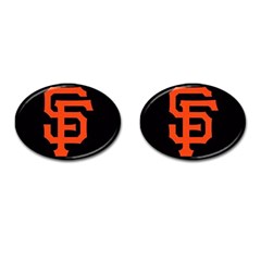 Sf Giants Logo Oval Cuff Links by tammystotesandtreasures