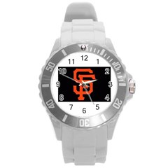 Sf Giants Logo Round Plastic Sport Watch Large