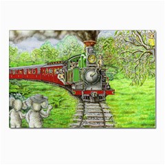 Puffing Billy 10 Pack Large Postcard