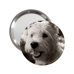 Westie Puppy Handbag Mirror