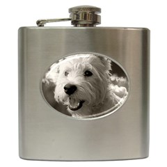 Westie Puppy Hip Flask by Koalasandkangasplus