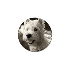 Westie Puppy Golf Ball Marker