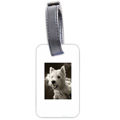 Westie Puppy Single-sided Luggage Tag