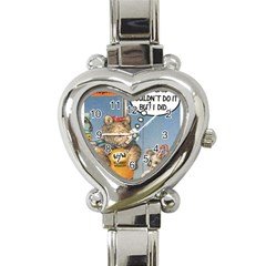 Wombat Woman Classic Elegant Ladies Watch (heart)