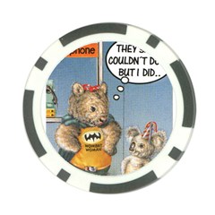 Wombat Woman Poker Chip