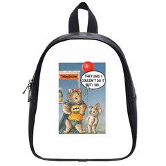 Wombat Woman Small School Backpack