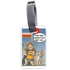 Wombat Woman Single-sided Luggage Tag by Koalasandkangasplus