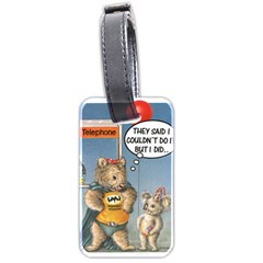 Wombat Woman Twin-sided Luggage Tag