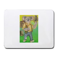 Green Gold Swaggie Small Mouse Pad (rectangle) by Koalasandkangasplus