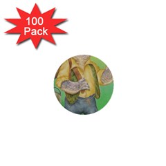 Green Gold Swaggie 100 Pack Mini Button (round)