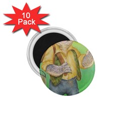 Green Gold Swaggie 10 Pack Small Magnet (round)