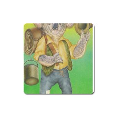 Green Gold Swaggie Large Sticker Magnet (square)