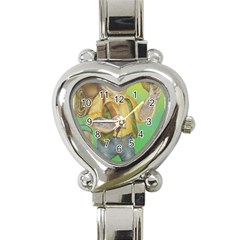 Green Gold Swaggie Classic Elegant Ladies Watch (heart)