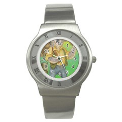 Green Gold Swaggie Stainless Steel Watch (round) by Koalasandkangasplus