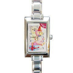 Koala And Bear  Classic Elegant Ladies Watch (rectangle)