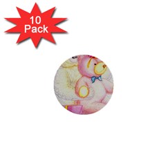 Koala And Bear  10 Pack Mini Button (round)