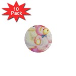 Koala And Bear  10 Pack Mini Magnet (Round) Front