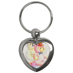 Koala And Bear  Key Chain (heart) by Koalasandkangasplus