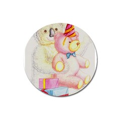 Koala And Bear  Large Sticker Magnet (round)