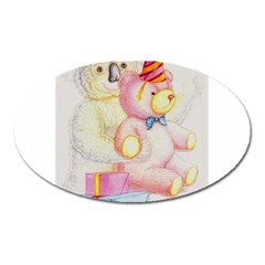 Koala And Bear  Large Sticker Magnet (oval)