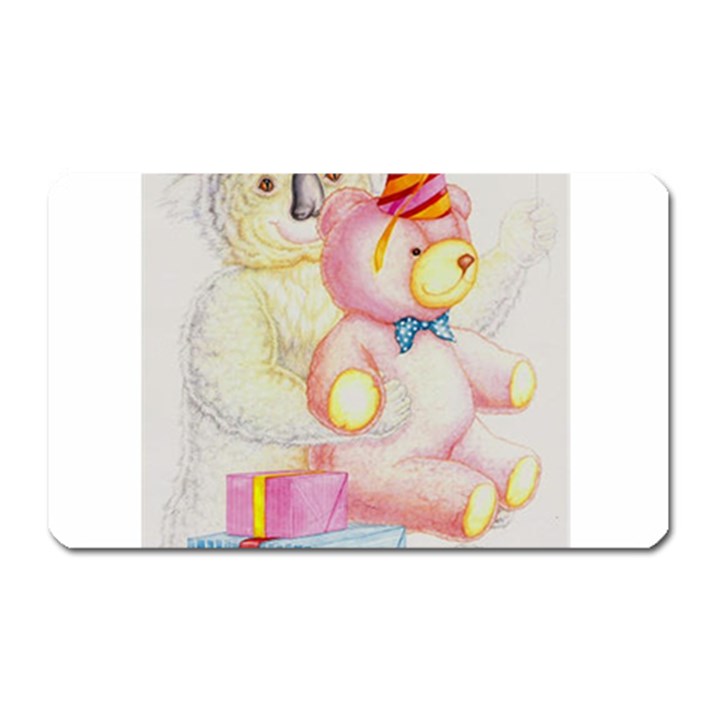 Koala And Bear  Large Sticker Magnet (Rectangle)