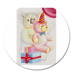 Koala And Bear  Extra Large Sticker Magnet (round)