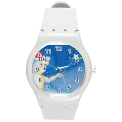 Santa Wand Koala Round Plastic Sport Watch Medium by Koalasandkangasplus