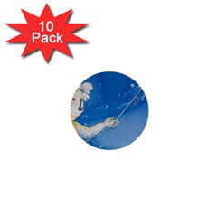 Santa Wand Koala 10 Pack Mini Button (round)