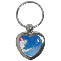 Santa Wand Koala Key Chain (heart) by Koalasandkangasplus