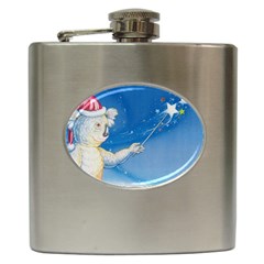 Santa Wand Koala Hip Flask by Koalasandkangasplus