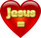 Jesus = Love logo